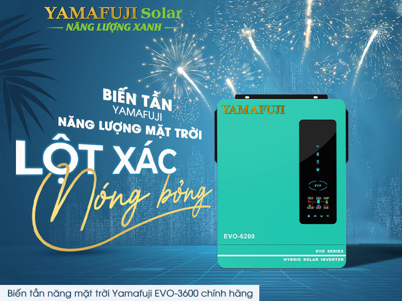Giới thiệu Biến tần năng mặt trời Yamafuji EVO-6200 chính hãng