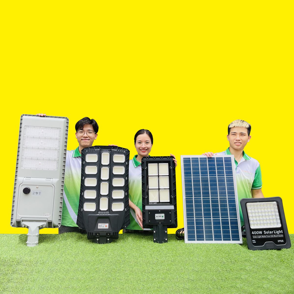 Đèn đường năng lượng mặt trời tự động siêu cải tiến của Yamafujisolar Đèn đường năng lượng mặt trời tự động siêu cải tiến của Yamafujisolar