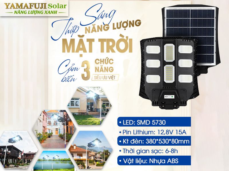 Thông số của đèn năng lượng mặt trời Yamafuji Solar ISGL08A-300W Thông số của đèn năng lượng mặt trời Yamafuji Solar ISGL08A-300W