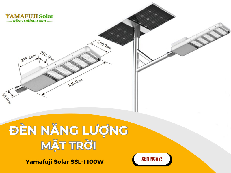 đèn năng lượng mặt trời Yamafujisolar SSL-I 100W