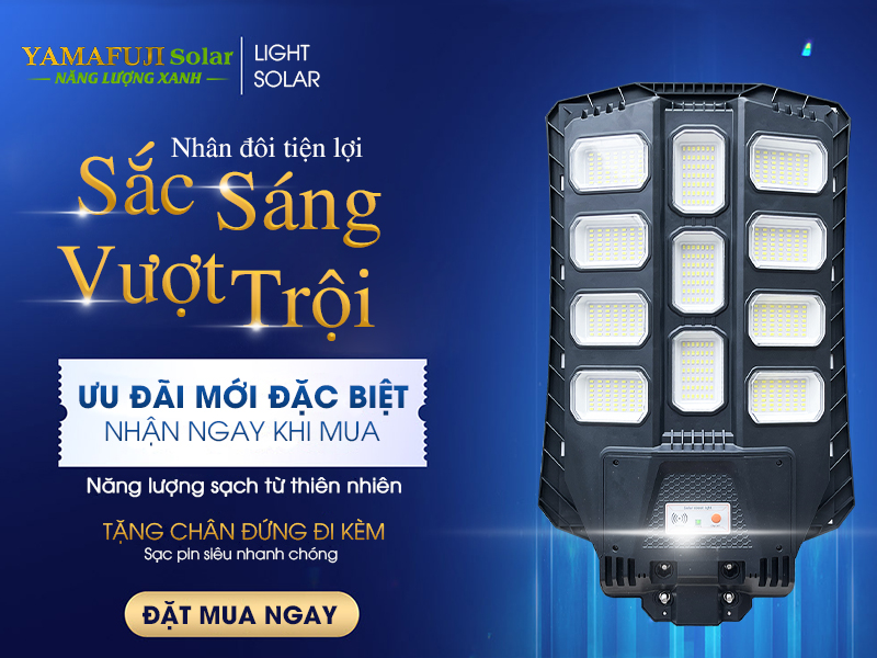 giới thiệu Đèn năng lượng mặt trời Yamafuji Solar ISGL08A-400W